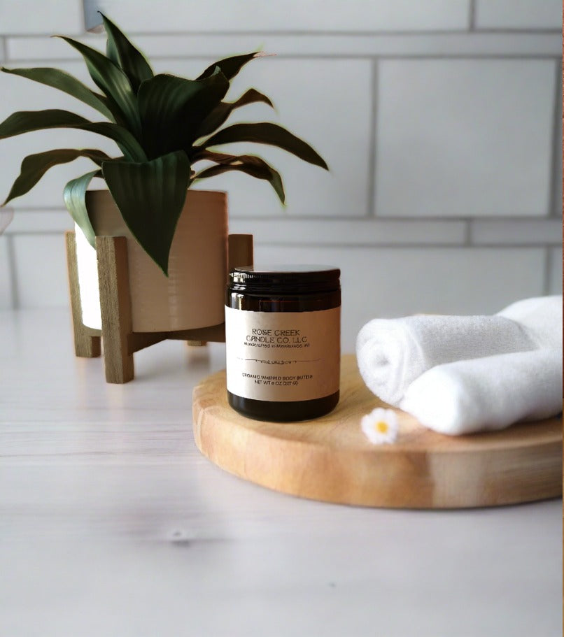 100% Organic Double Whipped Body Butter - No Alcohol, Parabens, Phthalates, or Sulfates