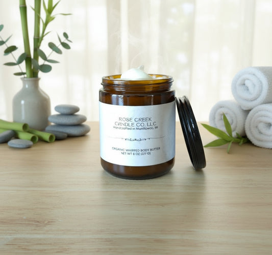 100% Organic Double Whipped Body Butter - No Alcohol, Parabens, Phthalates, or Sulfates