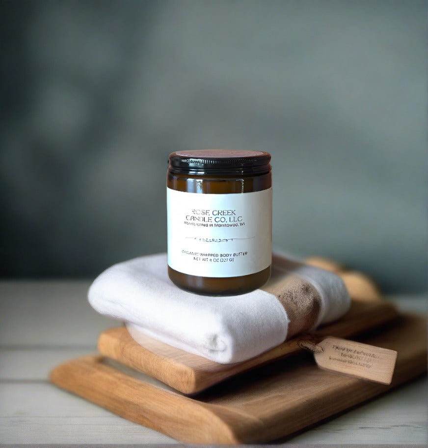 100% Organic Double Whipped Body Butter - No Alcohol, Parabens, Phthalates, or Sulfates