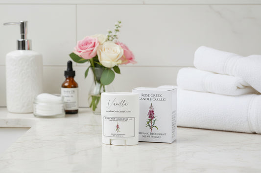 Organic Deodorant 🌸 Baking Soda Free 🌸 Aluminum, Parabens, Phthalates, and Alcohol Free