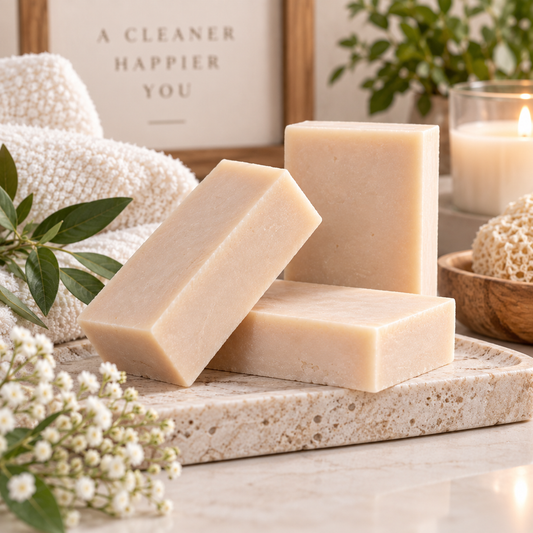 Handcrafted Unscented Goat Milk Soap