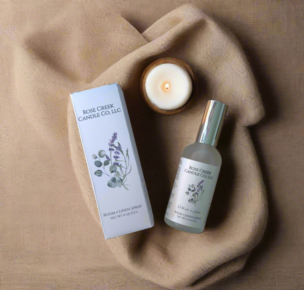 Room & Linen Spray | All Natural Fabric Freshener, Bathroom and Shower Spray, Aromatherapy Room Deodorizer, Pillow Spray | Net Wt 4 oz