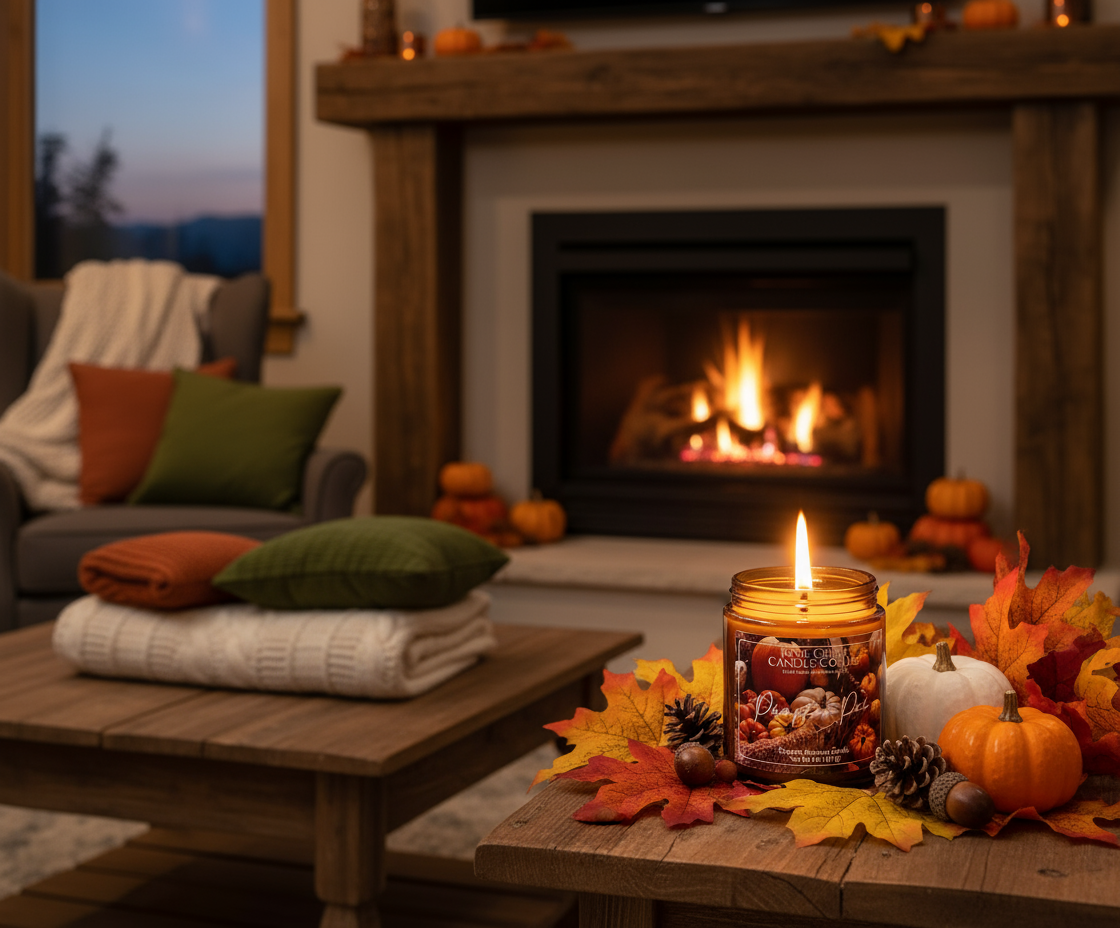 Fall Collection Organic Beeswax Candles and Melts