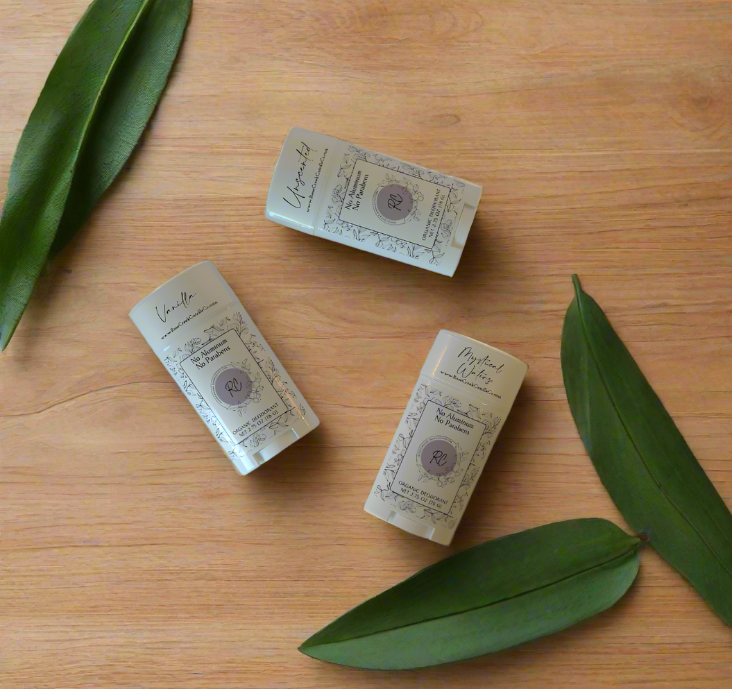 100% Organic Deodorant - Aluminum, Paraben, Phthalate, and Alcohol Free