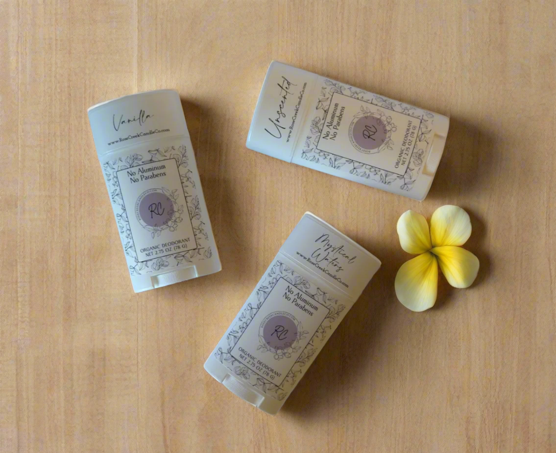 100% Organic Deodorant - Aluminum, Paraben, Phthalate, and Alcohol Free