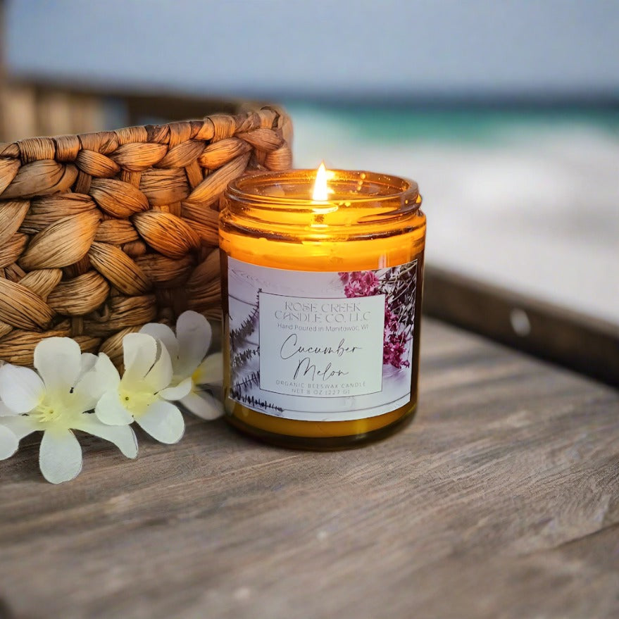 Spring/Summer Label - Organic Beeswax Candles & Melts