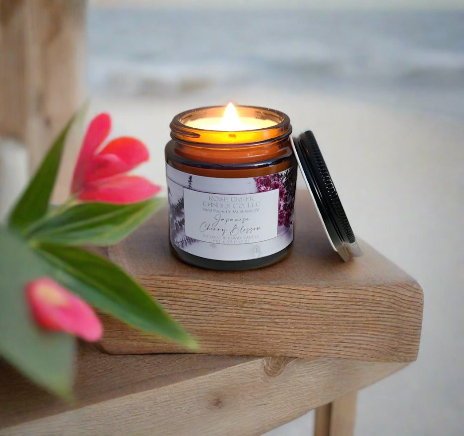 Spring/Summer Label - Organic Beeswax Candles & Melts