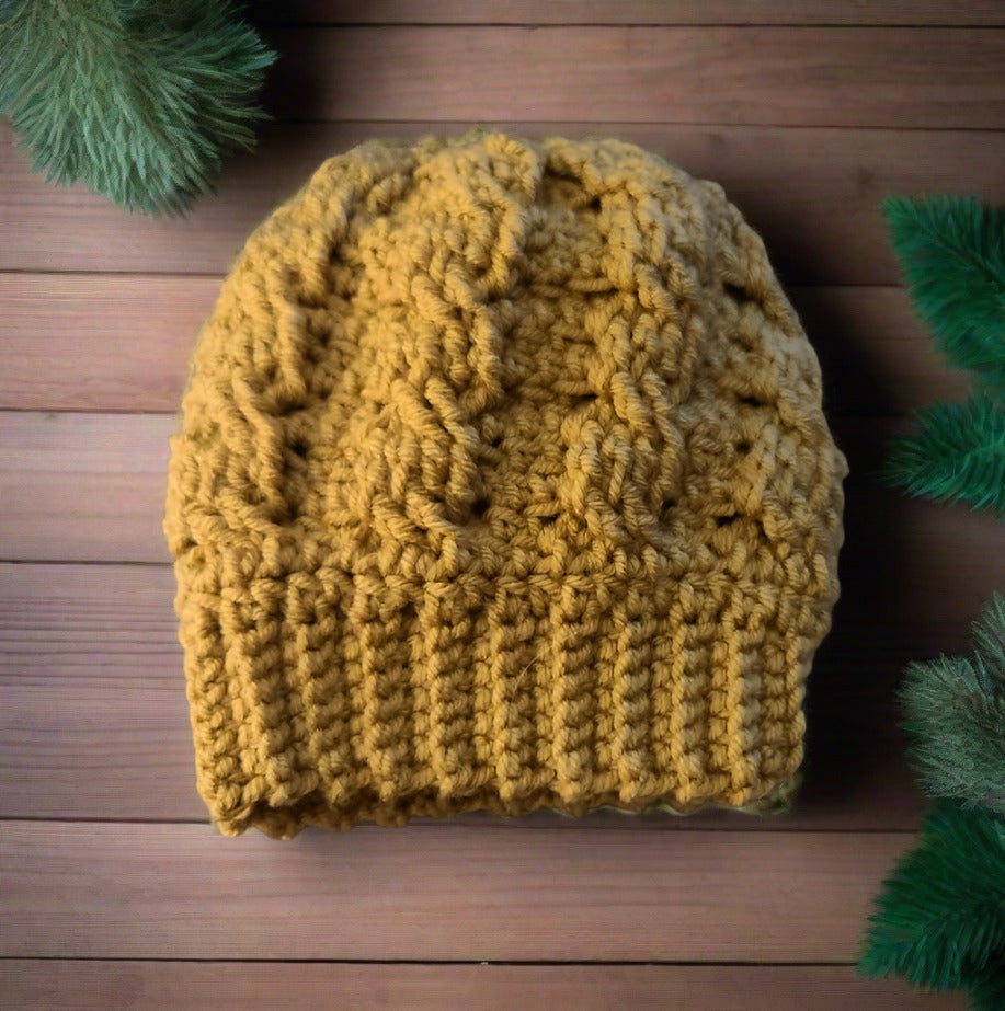 Cable Knit/Braided Crochet Hat - Custom Made