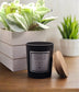 6 oz Organic Beeswax Candle in a Decorative Black Jar with Wood Lid