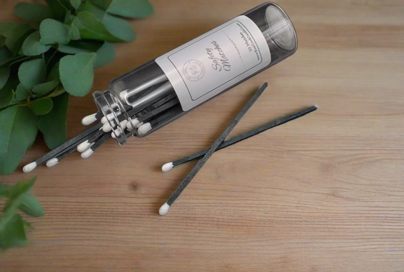 Safety Matches in Reusable Glass Jar