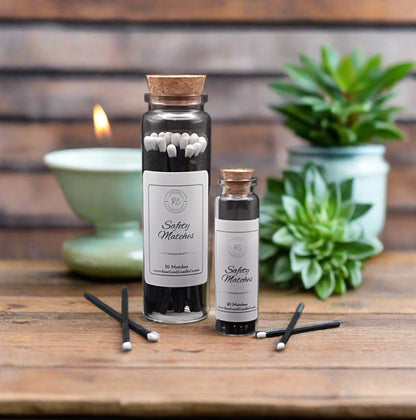Safety Matches in Reusable Glass Jar