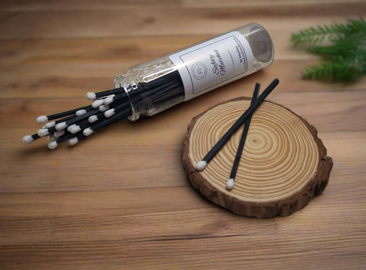 Safety Matches in Reusable Glass Jar