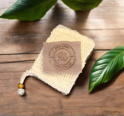 Soap Exfoliating Bag for Handmade Soaps with Drawstring