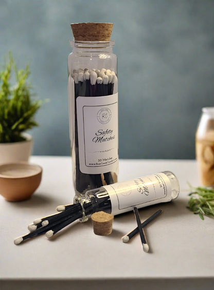 Safety Matches in Reusable Glass Jar