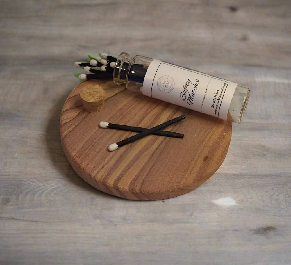 Safety Matches in Reusable Glass Jar