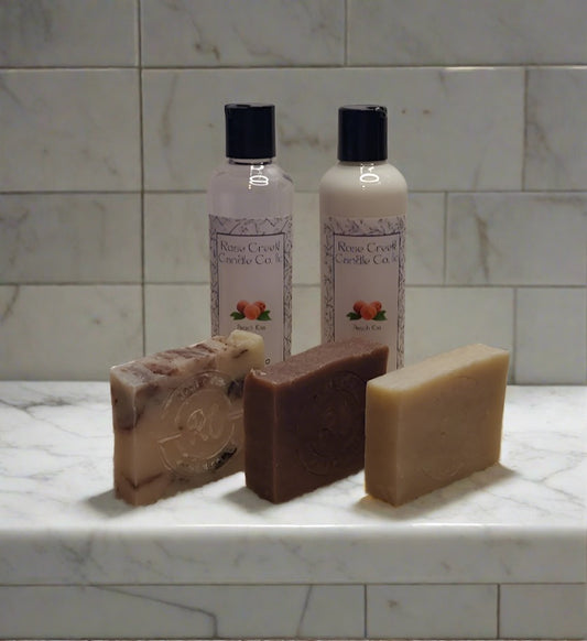 Total Shower Gift Set - Shampoo, Conditioner, & Handmade Bar Soap