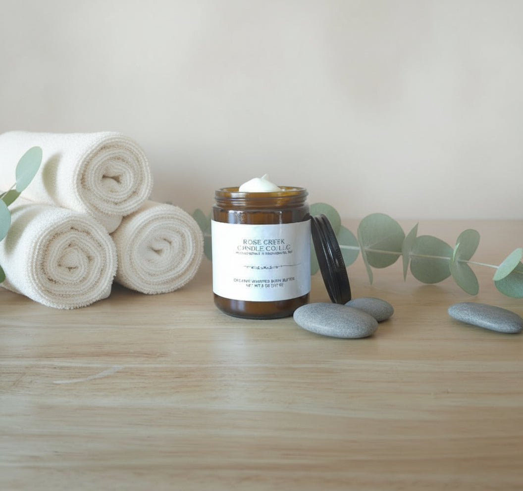 100% Organic Double Whipped Body Butter - No Alcohol, Parabens, Phthalates, or Sulfates