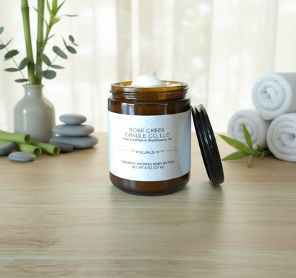 100% Organic Double Whipped Body Butter - No Alcohol, Parabens, Phthalates, or Sulfates