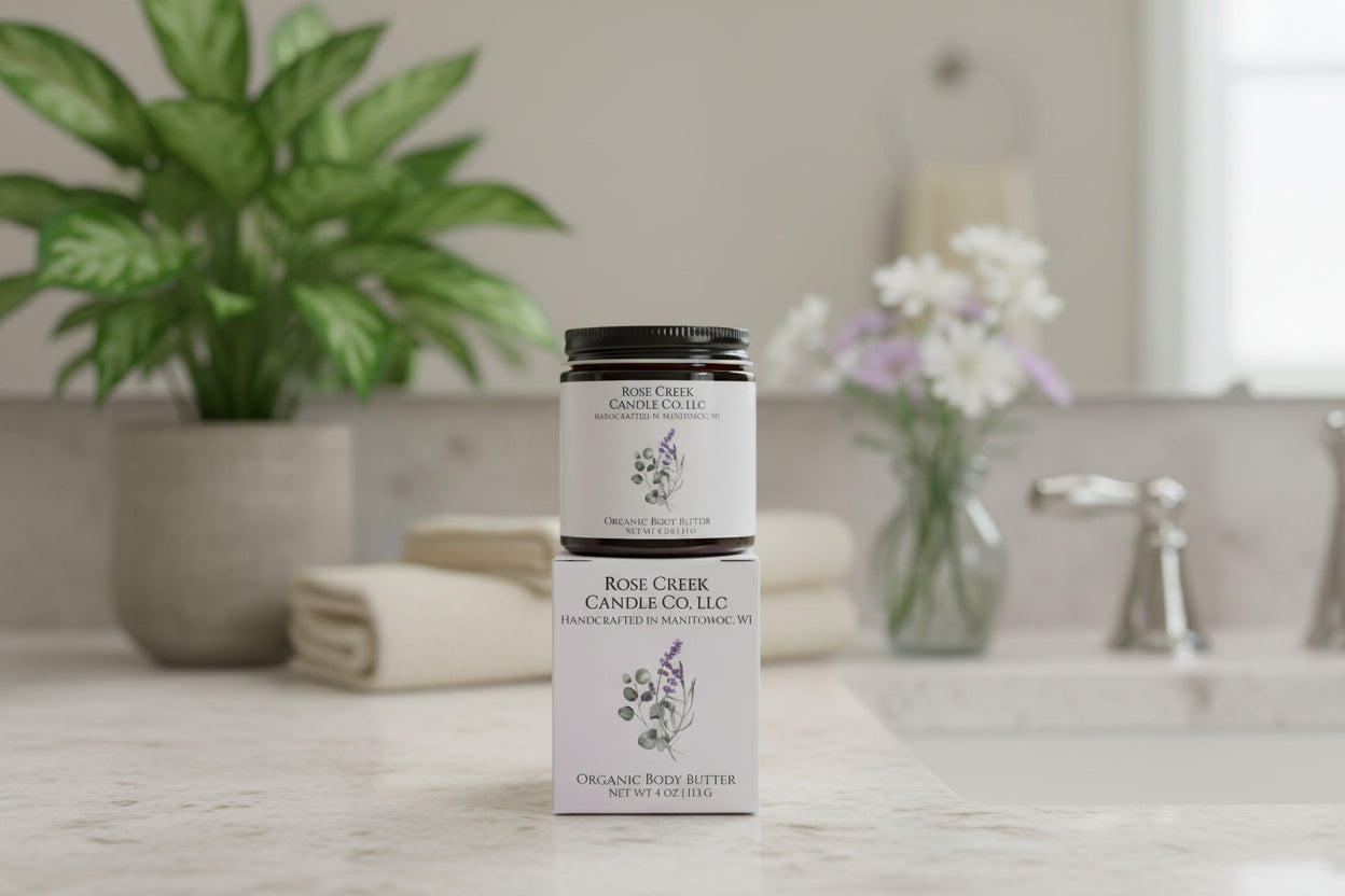 100% Organic Whipped Body Butter - No Alcohol, Parabens, Phthalates, or Sulfates