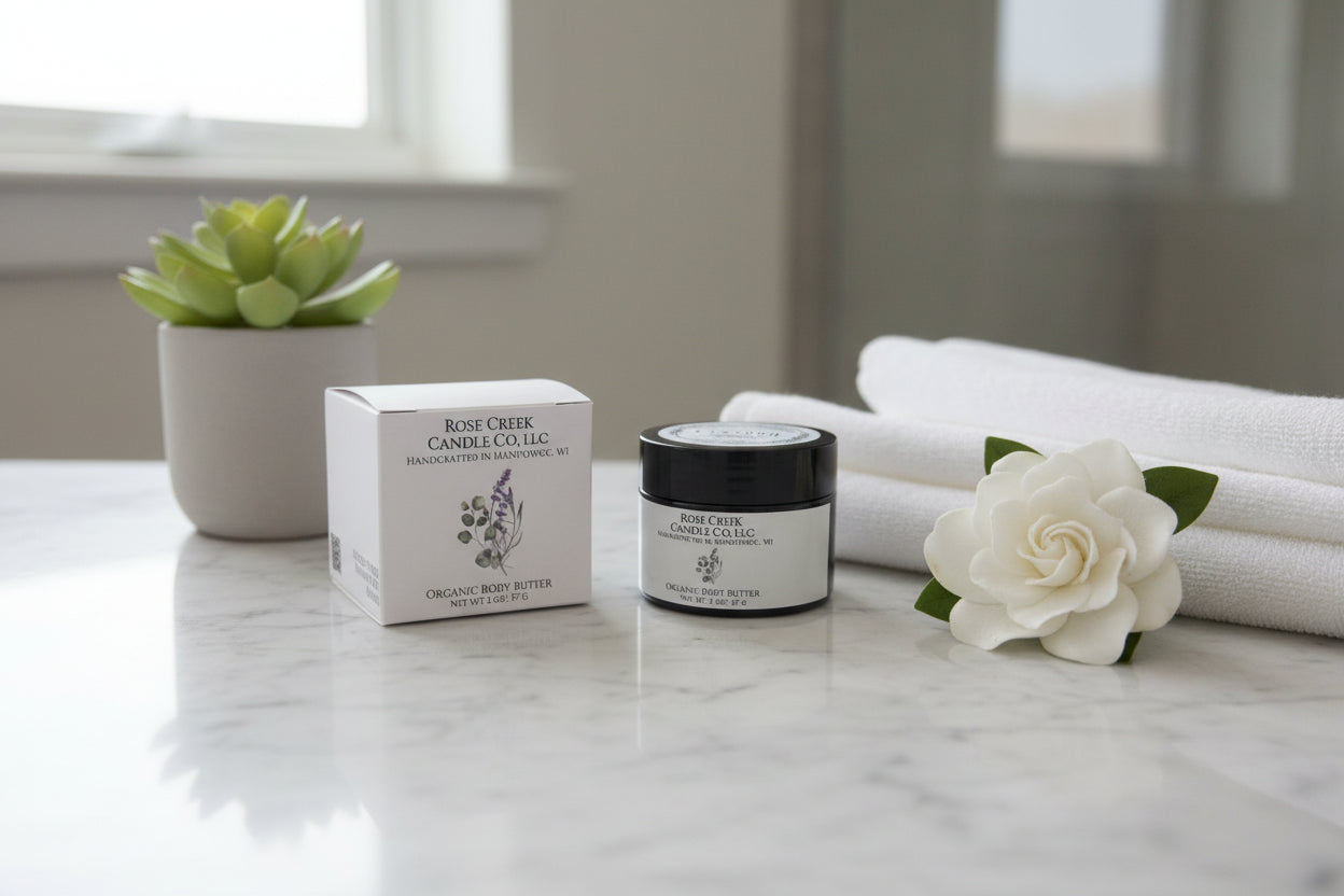 100% Organic Whipped Body Butter - No Alcohol, Parabens, Phthalates, or Sulfates