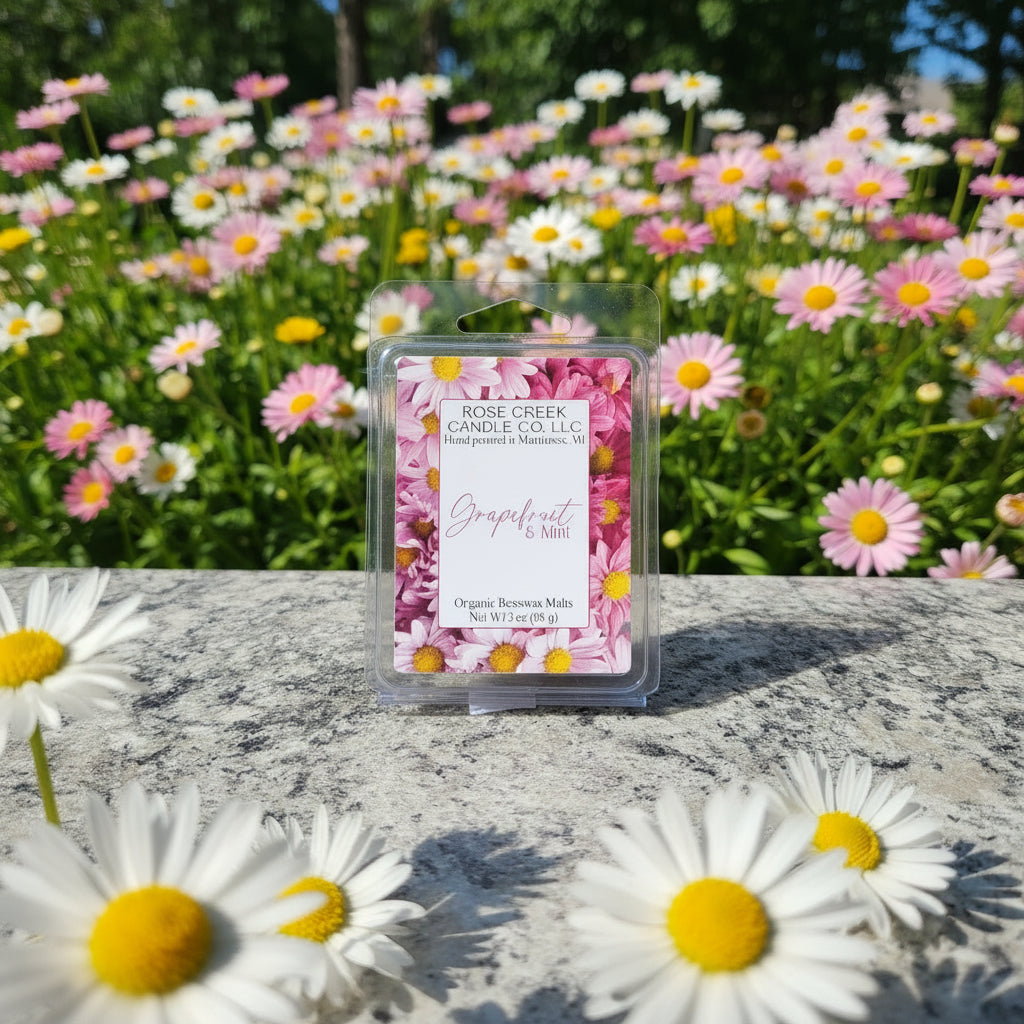 Spring/Summer Label - Beeswax Candles & Melts