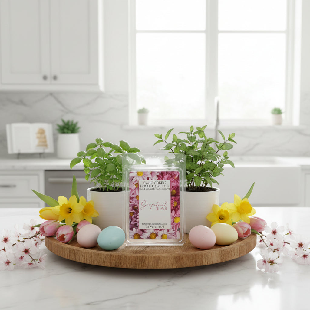 Spring/Summer Label - Beeswax Candles & Melts