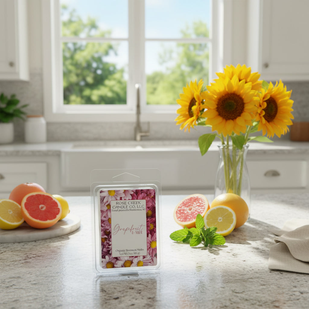 Spring/Summer Label - Beeswax Candles & Melts