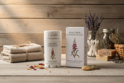 Organic Deodorant 🌸 Baking Soda Free 🌸 Aluminum, Parabens, Phthalates, and Alcohol Free