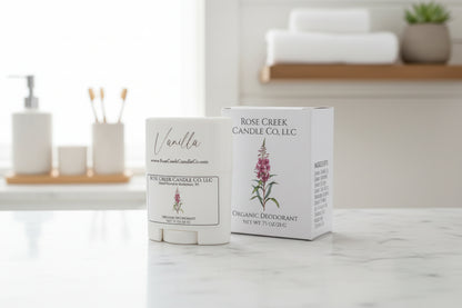 Organic Deodorant 🌸 Baking Soda Free 🌸 Aluminum, Parabens, Phthalates, and Alcohol Free