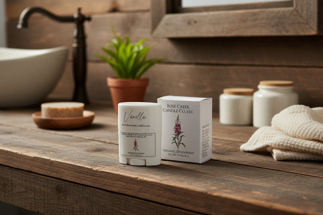 Organic Deodorant 🌸 Baking Soda Free 🌸 Aluminum, Parabens, Phthalates, and Alcohol Free