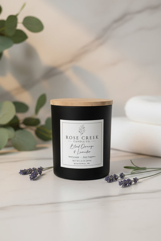 14 oz Double-Wicked Beeswax Candle