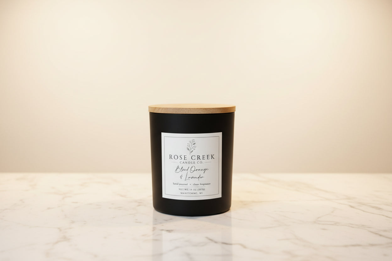 14 oz Double-Wicked Beeswax Candle