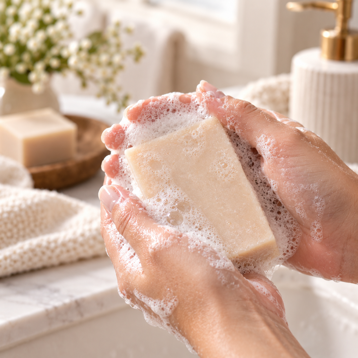 Handcrafted Unscented Goat Milk Soap