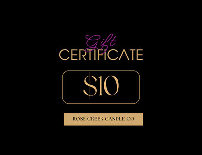 Rose Creek Candle Co, llc Gift Card