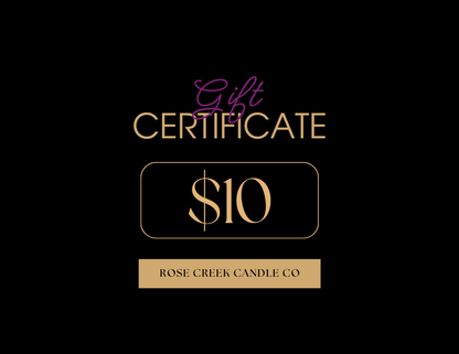 Rose Creek Candle Co, llc Gift Card