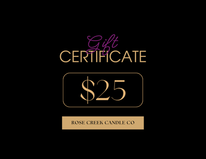 Rose Creek Candle Co, llc Gift Card