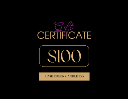 Rose Creek Candle Co, llc Gift Card
