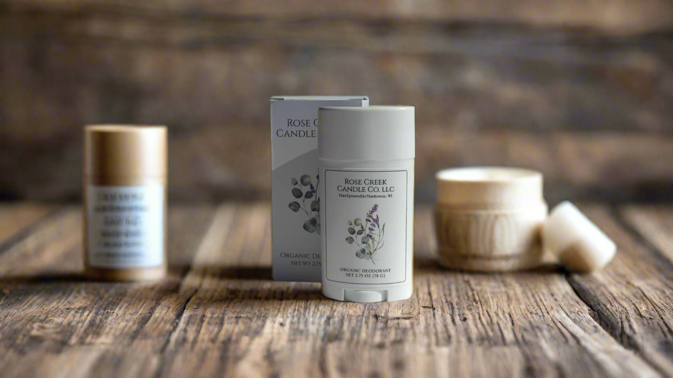 100% Organic Deodorant - Aluminum, Paraben, Phthalate, and Alcohol Free