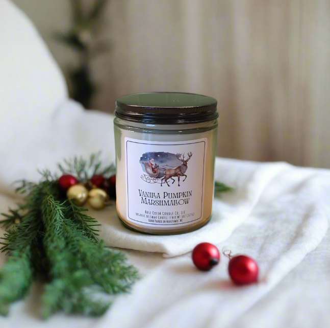 Holiday Collection Organic Beeswax Candles and Melts
