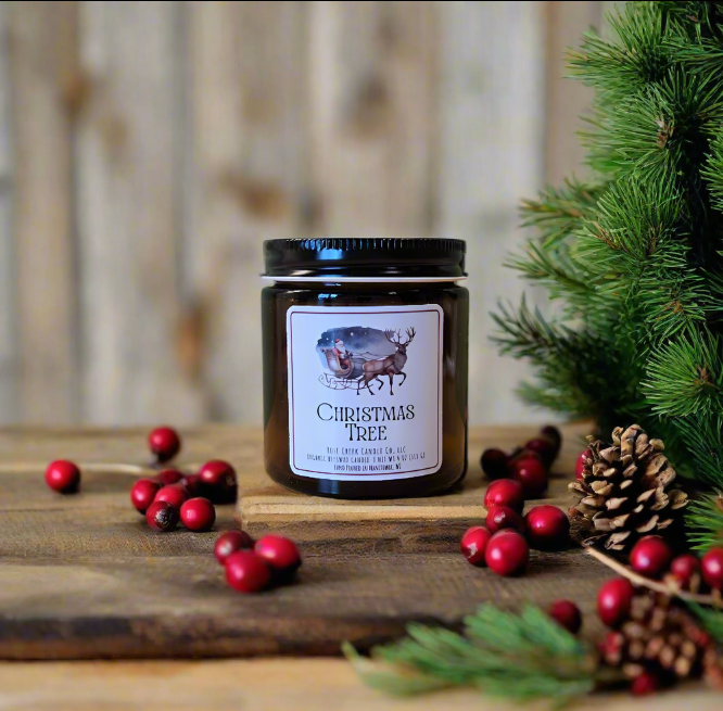 Holiday Collection Organic Beeswax Candles and Melts