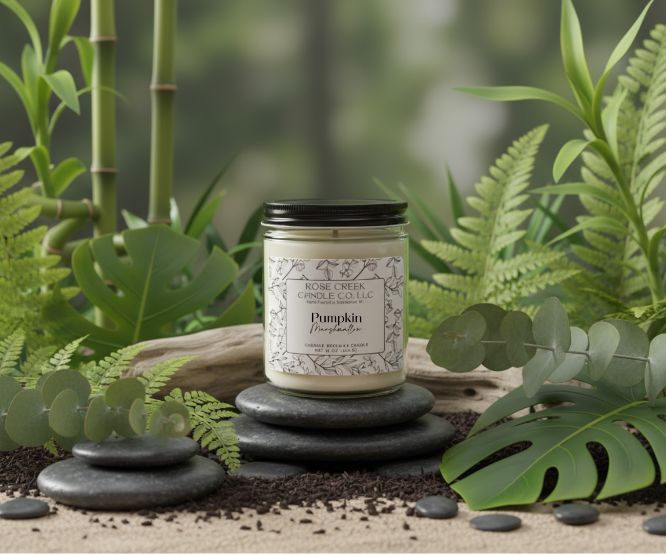 16 oz. Organic Beeswax Candles - Clear Jar with 2 wicks