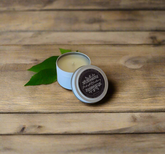 4 oz. Tin Organic Beeswax Candles