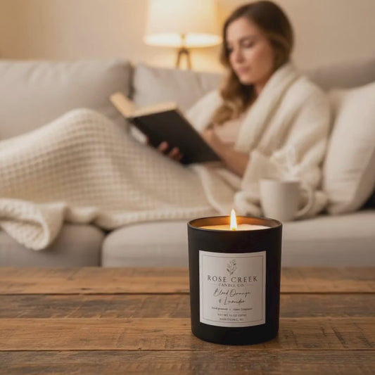 14 oz Double-Wicked Beeswax Candle