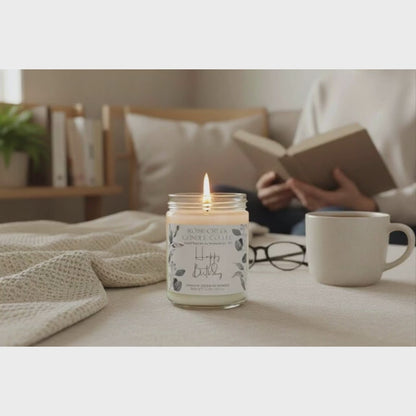 Personalized Beeswax Candle