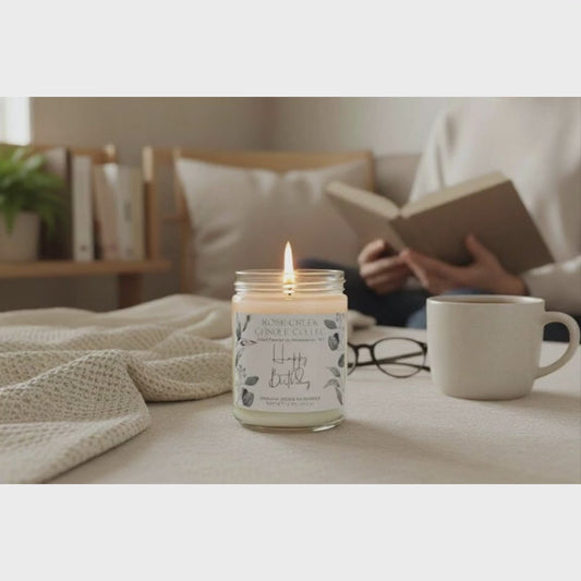 Personalized Beeswax Candle