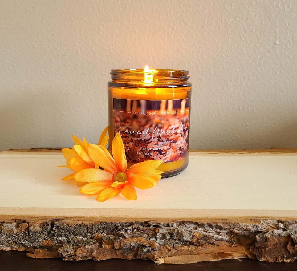 Toasty Pumpkin Brulee Pure Beeswax Fall Candle Tin 30+ Hours Long Burning  Classically Designed Scented Candles for Home Decor and Aromatherapy to  Stress & Anxiety Relief with Natural Fragrance 5 oz 