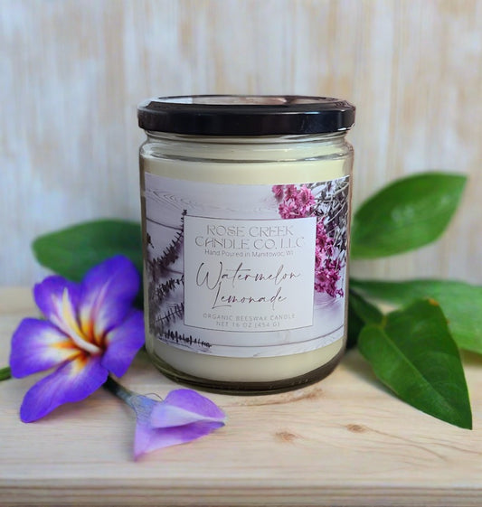 Spring/Summer Label - Organic Beeswax Candles & Melts