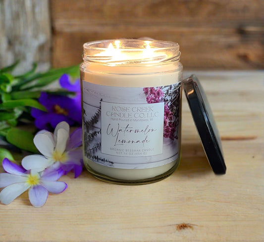 Spring/Summer Label - Organic Beeswax Candles & Melts