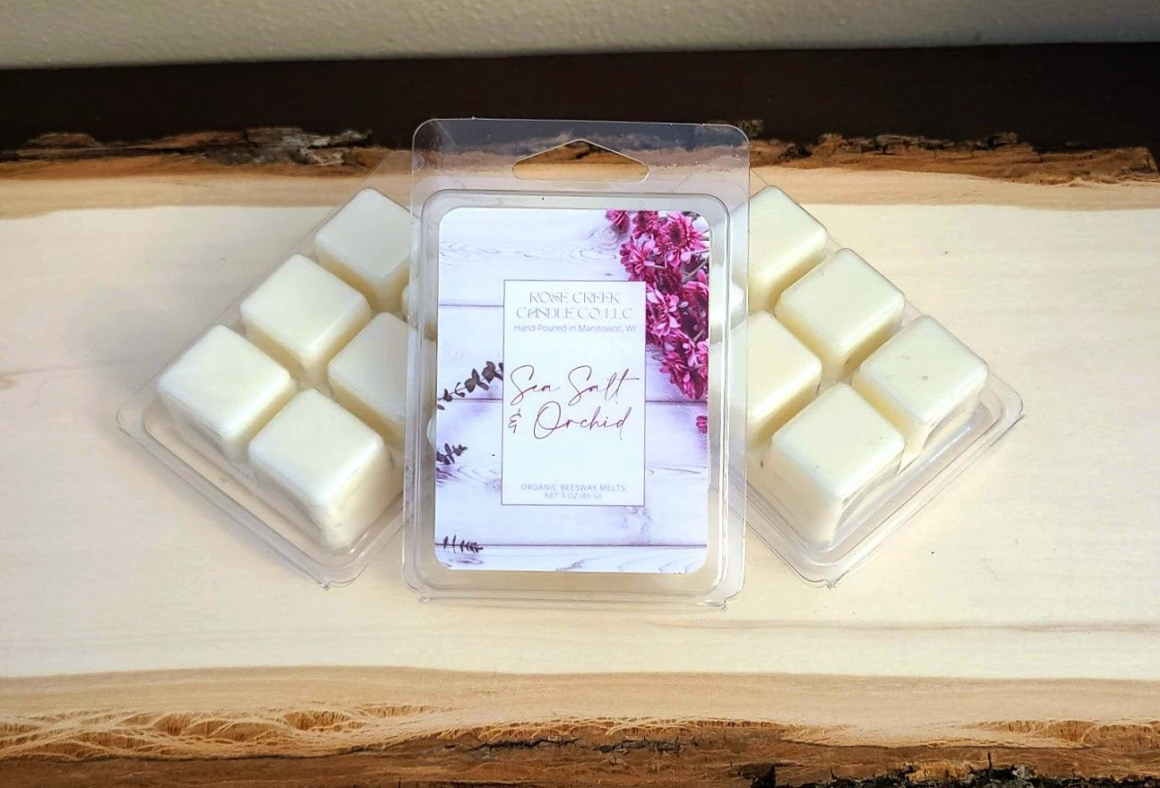 Spring/Summer Label - Organic Beeswax Melts - Net Wt 3 oz