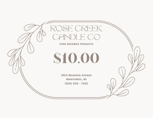 Rose Creek Candle Co, llc Gift Card